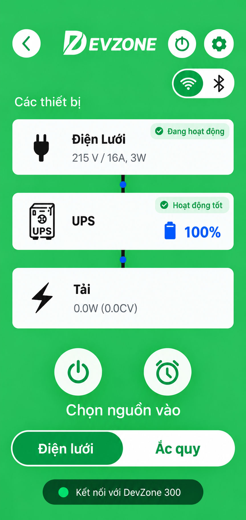 Ứng dụng quản lý bộ lưu điện thông minh TERA UPS