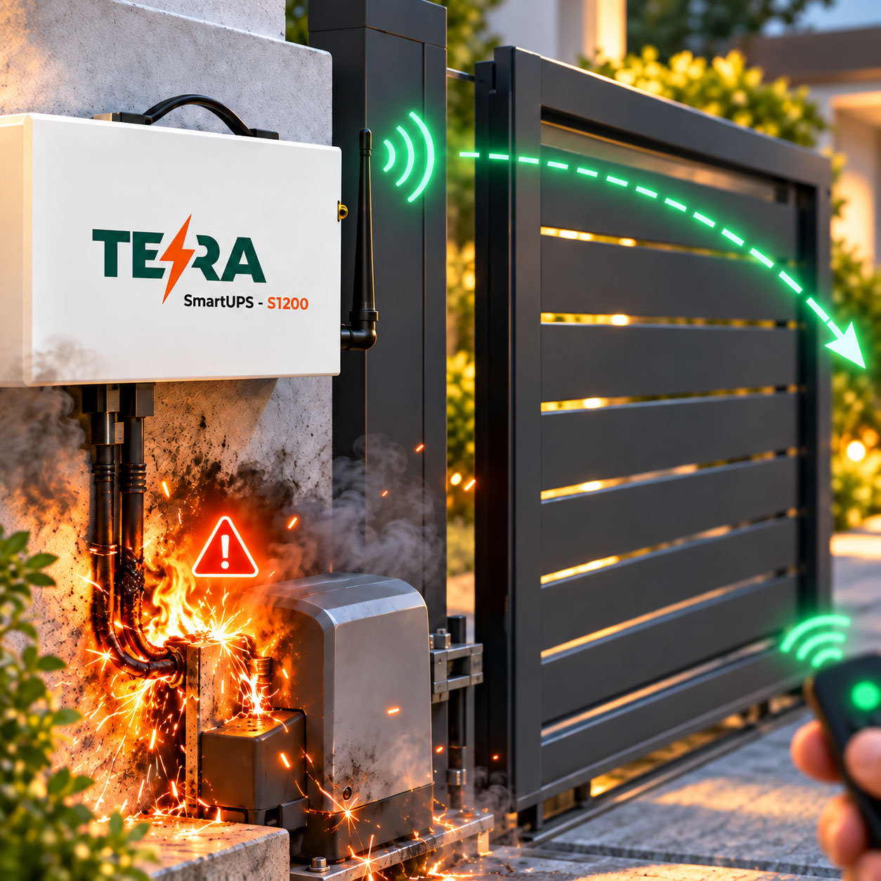 Bình lưu điện TERA UPS bảo vệ thiết bị trước sự cố điện