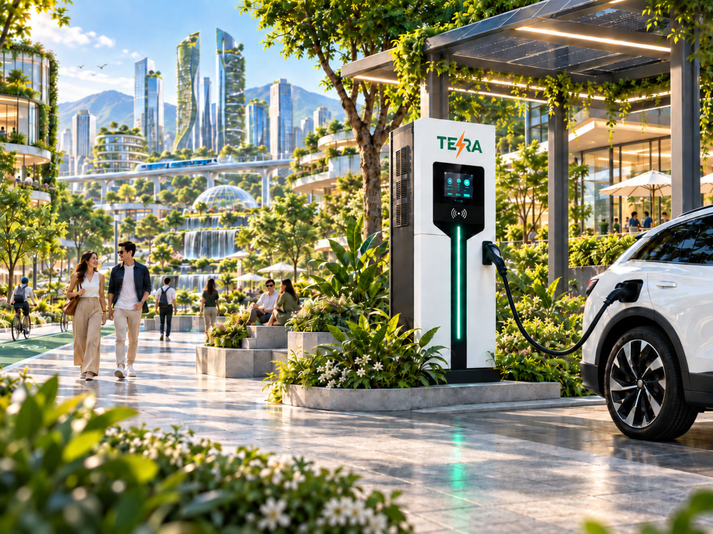 Hạ tầng sạc TERA hướng đến tương lai xanh