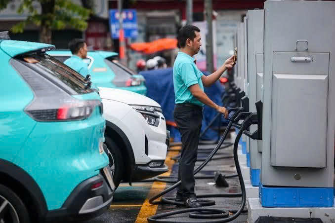 ản đồ trạm sạc ô tô VinFast tại trạm sạc xe điện